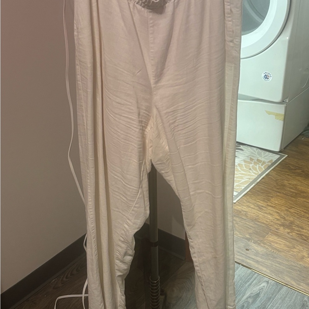 Old Navy Women's White Wide Leg Pants Xl Tall